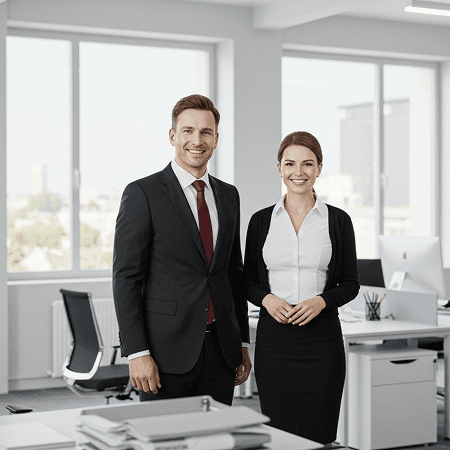 Business team collaborating